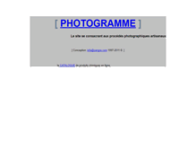 Tablet Screenshot of photogramme.org